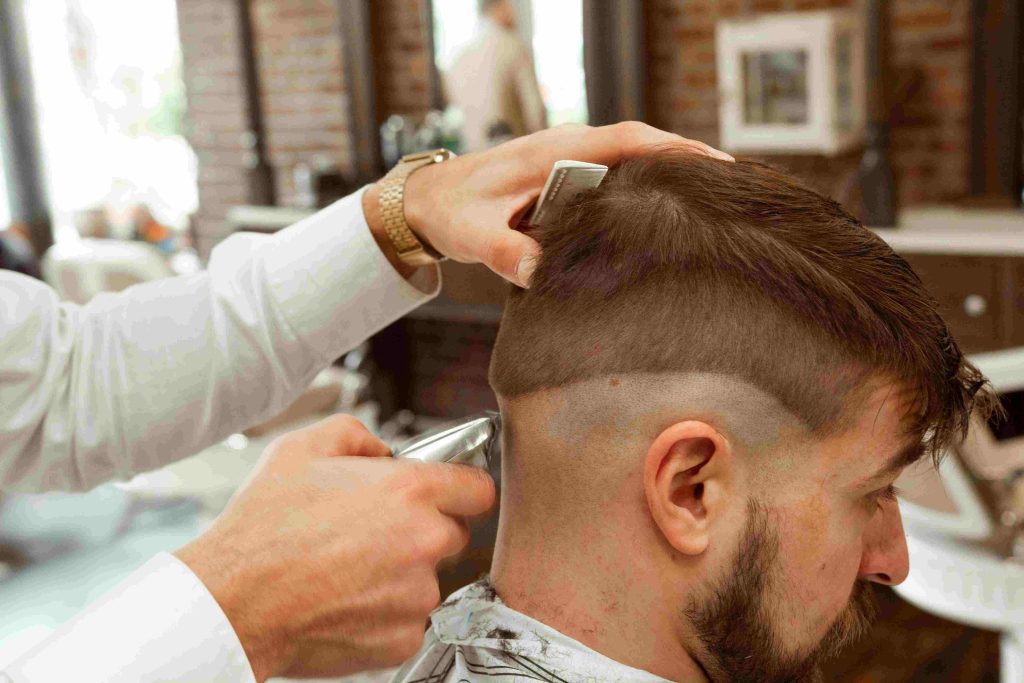 buzz cut men