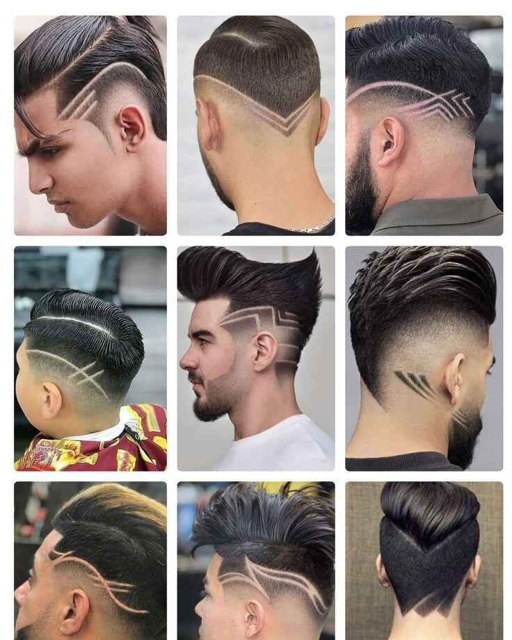 zigzage fade haircut pics