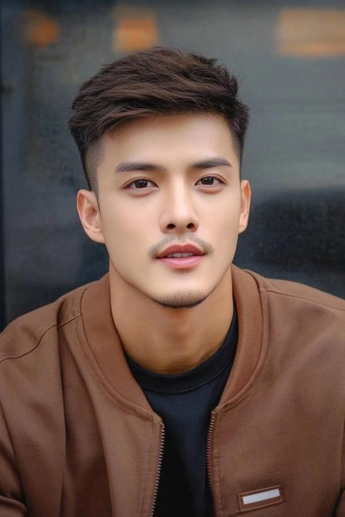 18 guard buzz cut with low taper, subtle and professional look